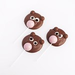 B&P Pink Nose Bear Lollipop