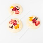 White Chocolate & Fruit Lollipop