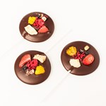 Dark Chocolate & Fruit Lollipops